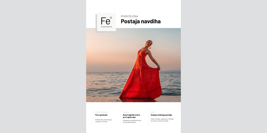 Mesečnik Studio Železna - Julij